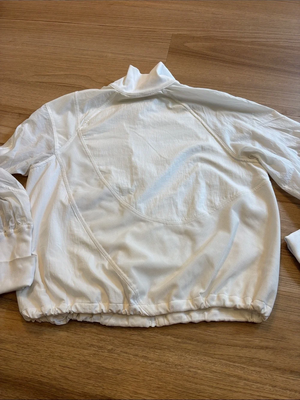Lululemon White Lightweight Zip Jacket